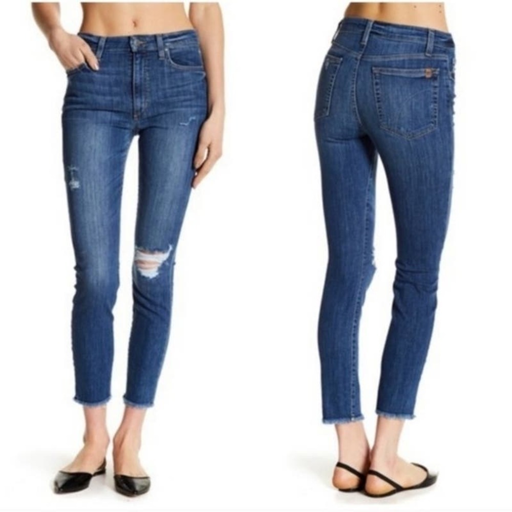 Joe's Penelope Skinny Jeans Women's 31 High Rise Distressed Stretch Denim